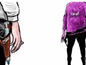 لقاح فايرز يطلق النار على فيروس كورونا فى كاريكاتير سعودى