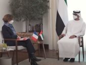 فيديو.. ولي عهد أبوظبي يستقبل وزيرة القوات الفرنسية في الإمارات