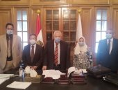 رجائى عطية يستقبل أمين عام ووكيل نقابة الأطباء لبحث أوجه التعاون