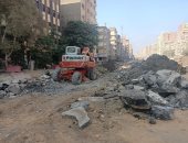 الجيزة تنتهى من تنفيذ خط مياه 300 ملم بشارع الشعب في العمرانية.. صور