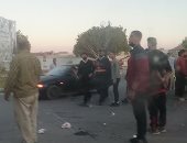 إصابة 6 أشخاص فى حادثى انقلاب سيارة وتصادم دراجتين ناريتين بالوادى الجديد