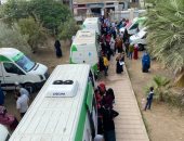 الكشف على 2000 مواطن خلال قافلة طبية شاملة بقرية شرمساح فى دمياط بالمجان
