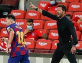 أزمة تطارد سيميونى قبل كل قمة أتلتيكو مدريد ضد برشلونة بالدوري الإسباني