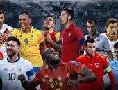 أساطير التهديف الدولى الناشطين بالدوريات الأوروبية.. رونالدو يهزم ميسى