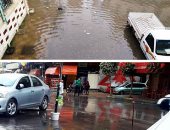 الأمطار تغرق شوارع المحافظات.. الوجه البحرى الأكثر تضرراً.. أمطار غزيرة فى الإسكندرية وشلل ببعض المناطق.. توقف الصيد والتجارة بالبحيرة.. ومحاولات لشفط المياه بكفر الشيخ.. وتحذيرات من سوء حالة الطقس.. فيديو وصور
