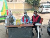 الكشف على 825 حالة خلال القافلة الطبية بقرية عزبة عبدالرحمن بنجع حمادى ‪  قنا