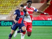 باريس سان جيرمان يتفوق على موناكو بثنائية مبابي فى الشوط الأول.. فيديو