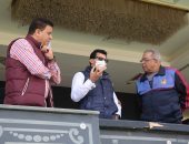 وزير الرياضة يتفقد استاد القاهرة الدولي قبل نهائى دورى أبطال أفريقيا