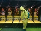 المقاولون يشدد على الإجراءات الاحترازية بسبب موجة كورونا الثانية.. صور