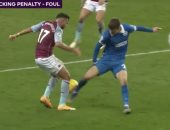 انتقادات كبيرة لحكم أستون فيلا وبرايتون لعدم احتساب ركلة جزاء تريزيجيه