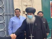 أسقف بنى سويف يدلى بصوته فى جولة الإعادة بانتخابات مجلس النواب