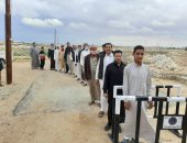 توافد أهالى مطروح بكثافة على اللجان الانتخابية فى جولة الإعادة.. فيديو وصور