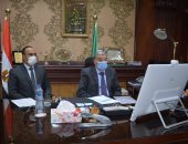 محافظ المنيا يستعرض أمام رئيس الوزراء خطة مواجهة السيول عبر الفيديو كونفرنس