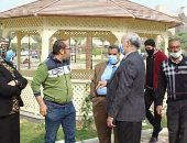 رئيس جامعة الفيوم يكلف بسرعة رفع مخلفات البناء ونظافة الطرق فى الحرم الجامعى