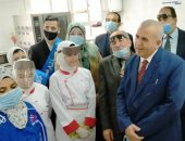 وكيل تعليم دمياط يتفقد مدرسة رأس البر الفندقية ويشهد أنشطة توكاتسو اليابانية