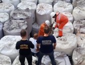 البرازيل تصادر 2300 كيلو كوكايين مخبأة بشحنة من خام الحديدوز فى طريقها لأوروبا