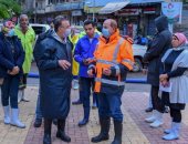 محافظ الإسكندرية يوجه بالتعامل الفورى مع تراكمات مياه الأمطار