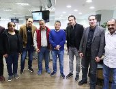 محمد فضل يزور اليوم السابع ويشيد بتجربة التليفزيون الديجيتال