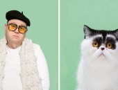 مصور بريطانى يبتكر سيشن لانفعالات كلاب وقطط شبيهه بأمثالها من البشر .. صور