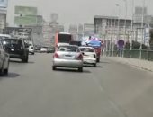 تعرف على الحالة المرورية أعلى كوبرى أكتوبر فى اتجاه المهندسين.. فيديو