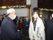 وزيرة الهجرة تنشر صورها من داخل مساجد دمياط.. وتعلق: نشكر ربنا على نعمة الوطن
