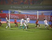 لحظة تسجيل عمرو السولية هدف التقدم بمرمى الزمالك.. صور