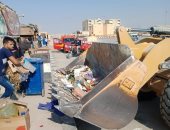 صور.. انطلاق حملة نظافة بشوارع مدينة الحسنة بوسط سيناء