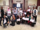 القطع الأثرية الفريدة بمتحف كفر الشيخ الجديد تجذب الكبار والصغار.. صور