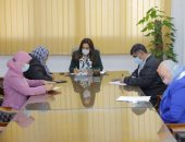 محافظ دمياط تعقد اجتماعاً لمتابعة الموقف التنفيذى لمشروعات مياه الشرب والصرف