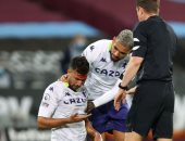 تريزيجيه يستعرض إصابته القوية ونزف الدماء من رأسه ومؤازرة من لاعبين وفنانين