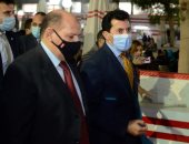 مشاهد من زيارة وزير الشباب والرياضة لمقر نادى الزمالك.. صور