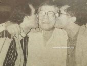 صورة نادرة من زمن الفن الجميل تجمع فريد شوقى ومحمود ياسين ومحمود عبد العزيز