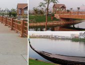 بحيرة عين الصيرة بالقاهرة تتحول لجنة خضراء بعد انتهاء تطويرها.. حدائق نباتية وجزر ومسرح مكشوف ومطاعم وكافيهات تغير مستقبل السياحة بالفسطاط.. الدولة تحول العشوائيات لمشاريع جذب سياحى والافتتاح قريبا.. فيديو وصور