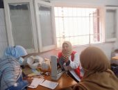 فحص 513 ألف حالة ضمن مبادرة 100 مليون صحة بالمنيا لدعم صحة المرأة.. صور