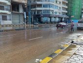أمطار غزيرة تضرب الإسكندرية قبل نهائى كأس مصر ببرج العرب.. فيديو لايف
