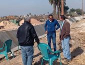 الانتهاء من 70% من أعمال المرحلة الثانية لتبطين ترعة زكريا ونزلة الفلاحين بالمنيا