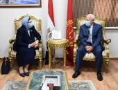 محافظ بورسعيد يستقبل رئيس فرع هيئة قضايا الدولة