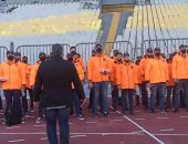 انتشار رجال الأمن باستاد برج العرب لتأمين نهائى كأس مصر.. صور