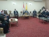 وصول قافلة من الأزهر الشريف لمحافظة شمال سيناء.. صور