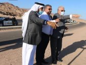محافظ جنوب سيناء ورئيس هيئة موانئ البحر الأحمر يتفقدان موقع إنشاء ميناء اليخوت