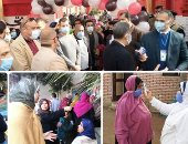 الناخبون يتوافدون للإدلاء بأصواتهم فى جولة إعادة انتخابات مجلس النواب بالمحافظات.. السيدات وكبار السن وذوى الاحتياجات يتصدرون المشهد بالقليوبية والمنوفية بكفر الشيخ.. والتزام بارتداء الكمامات بالدقهلية.. صور