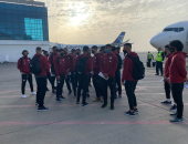 منتخب الشباب يصل مطار قرطاج فى طريقه للعودة إلى القاهرة