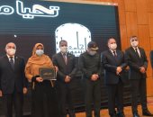 فيديو.. جامعة أسيوط تكرم الفائزين فى مسابقة أفضل بحث وعمل فنى عن مكافحة الفساد