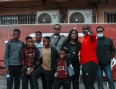 الأهلى يرحب بعائلة بيتسو موسيمانى داخل ملعب التتش.. صور