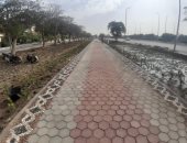 مسئولو الإسكان يتفقدون مشروعات الطرق والمرافق والممشى النموذجى في الشروق 