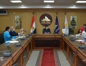 رئيس جامعة دمياط يناقش مشروع موازنة الجامعة للعام الجديد