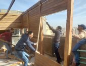 وحدة الإزالة الفورية بالإسكندرية توقف أعمال بناء مخالف وتتحفظ على مواد البناء 