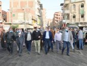 محافـظ المنوفية يتفقد أعمال رصف شارع بورسعيد بمركز الشهداء.. فيديو