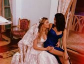 مى الغيطى تهنئ شقيقتها ميار على زفافها: "أجمل عروسة"