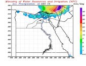 تنبؤ الرى: أمطار خفيفة غدًا على السواحل الشمالية الشرقية وشبه جزيرة سيناء